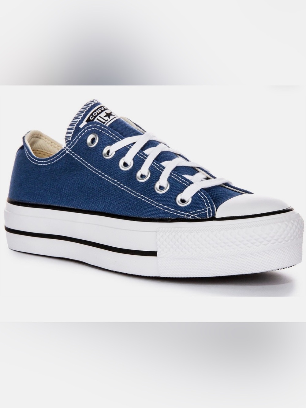 Converse Platform Low Top Sneakers - Blue & White